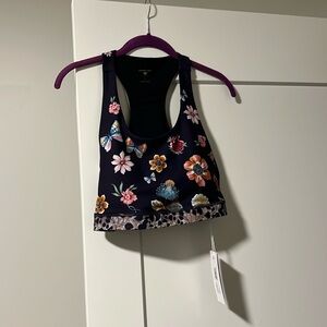 NWT Johnny Was Joy Vanda Bee Active Sports Bra A2022AO Boho Chic